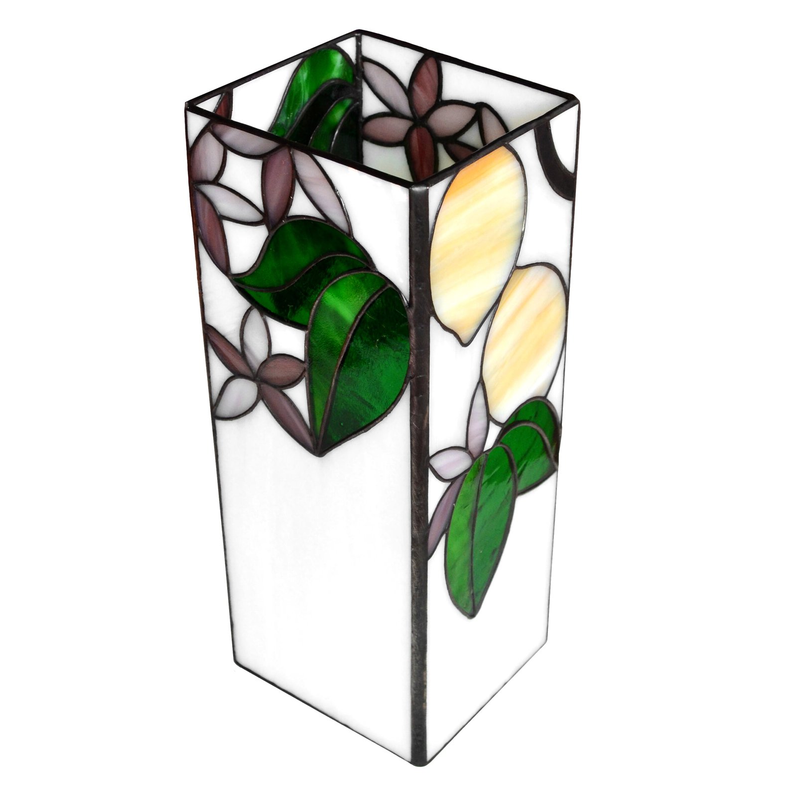 Un jarrón de vidrio soplado con formas curvilíneas y delicados detalles en relieve, irradiando una sensación de elegancia y sofisticación que realza cualquier arreglo floral que contenga.