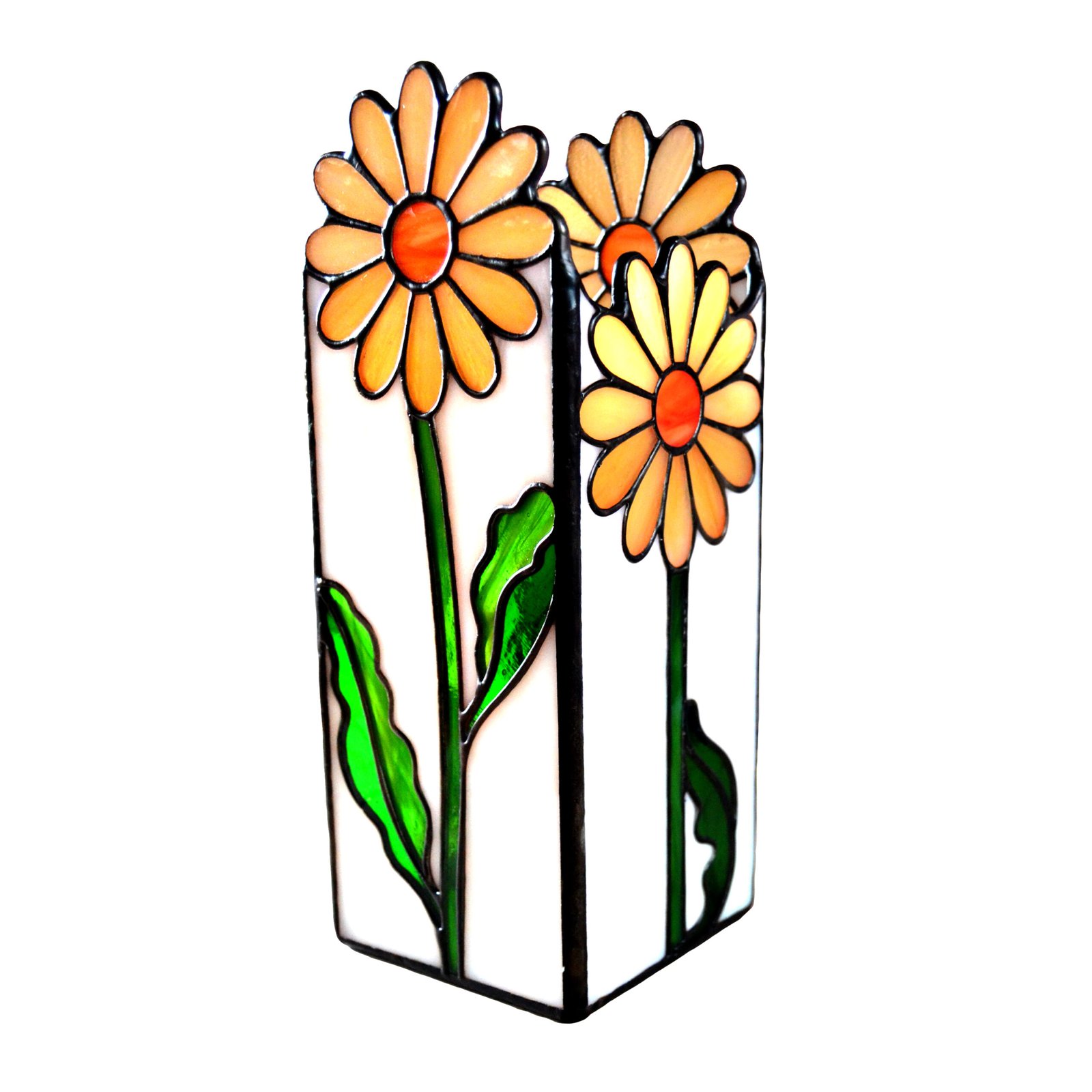 Imagen de una obra de vidrio soplado con formas orgánicas y colores vibrantes, emanando energía y vitalidad creativa.