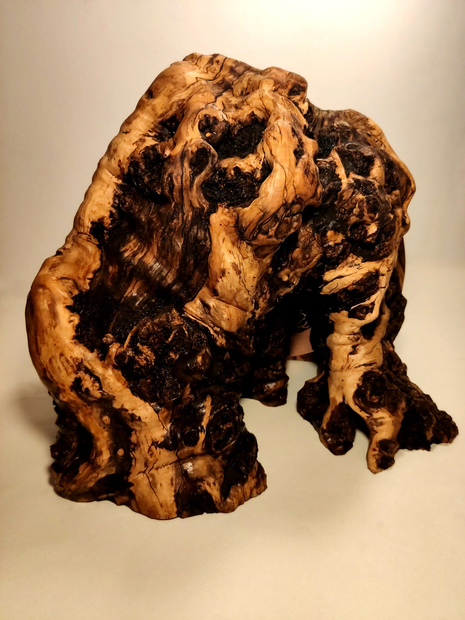 Forma de madera organica