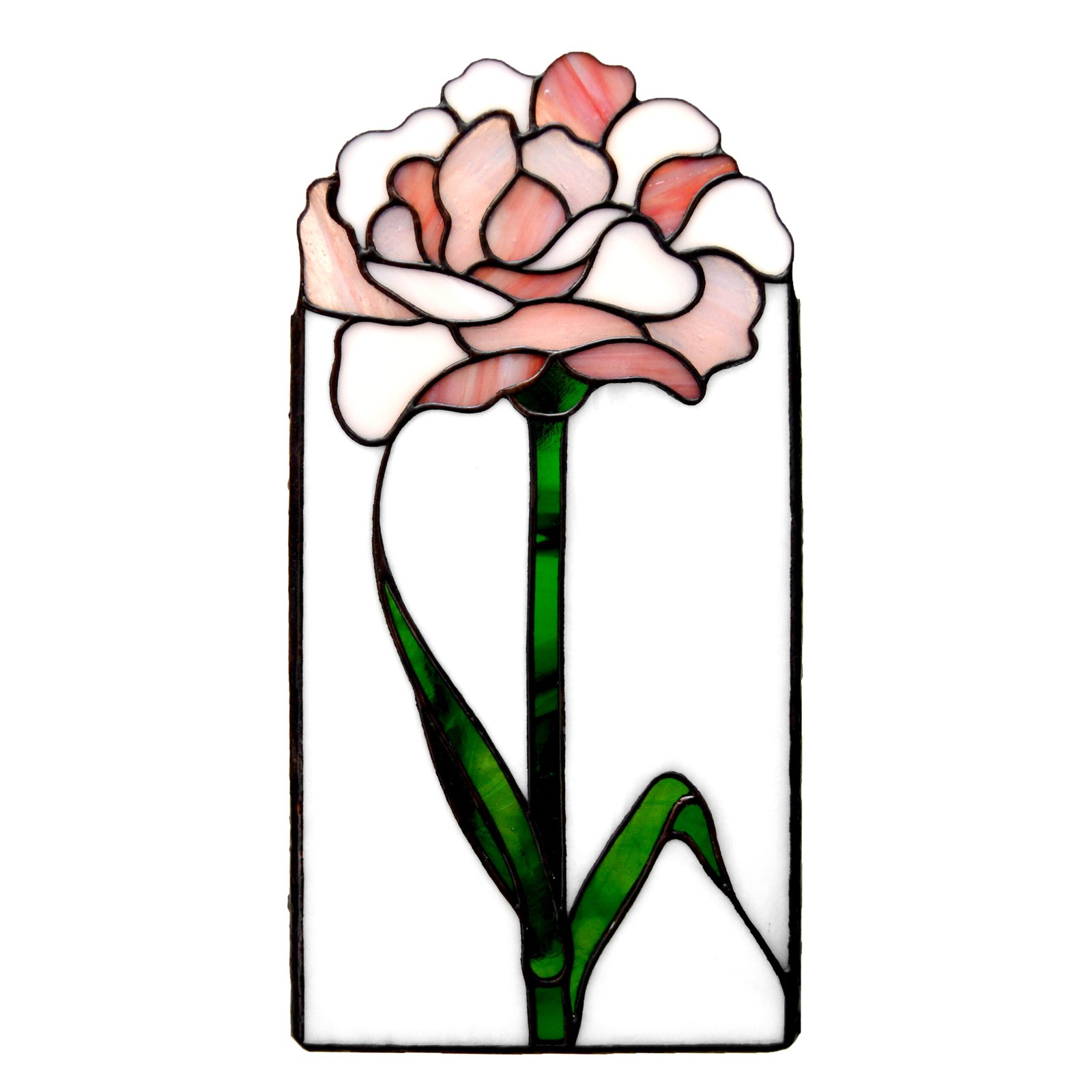 Un jarrón de vidrio soplado con formas curvilíneas y delicados detalles en relieve, irradiando una sensación de elegancia y sofisticación que realza cualquier arreglo floral que contenga.