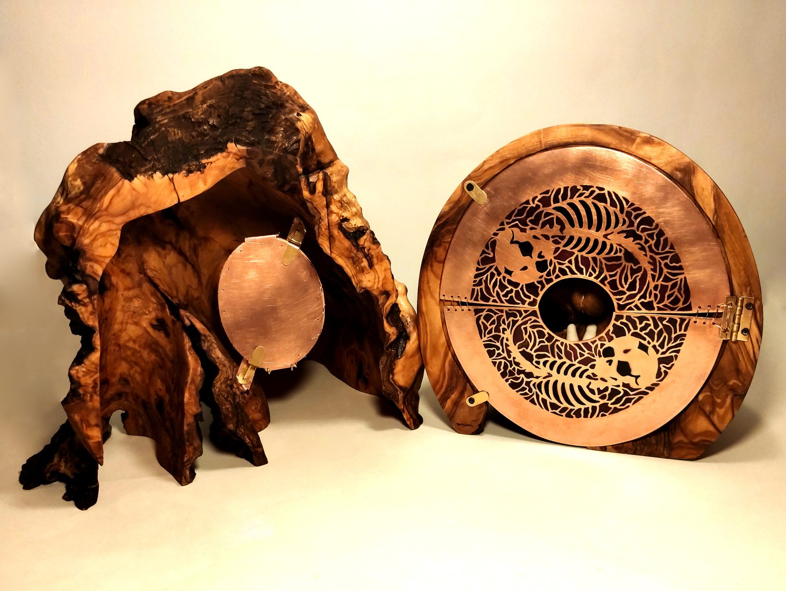 Forma de madera organica